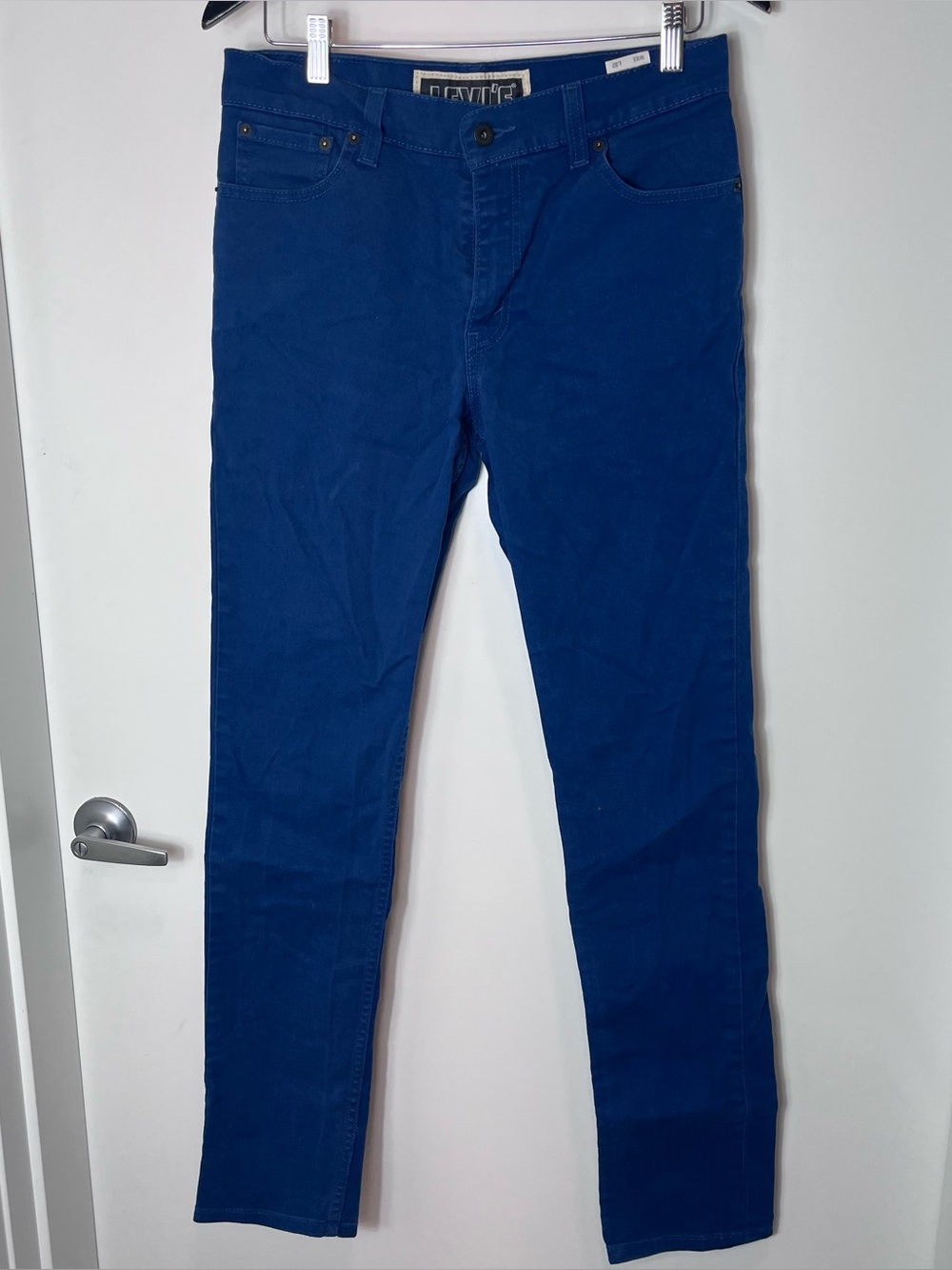Levi’s 510 Super Skinny Jeans 33x32 Cobalt Blue‎ Original Denim